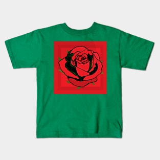 Red Rose Kids T-Shirt